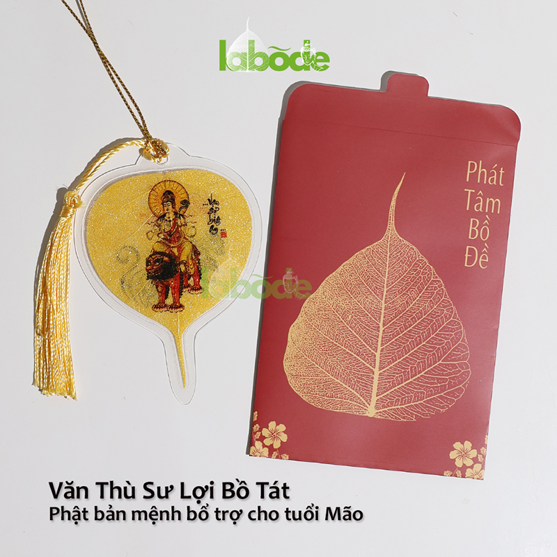 lá bồ dề phật bản mệnh văn thù bồ tát