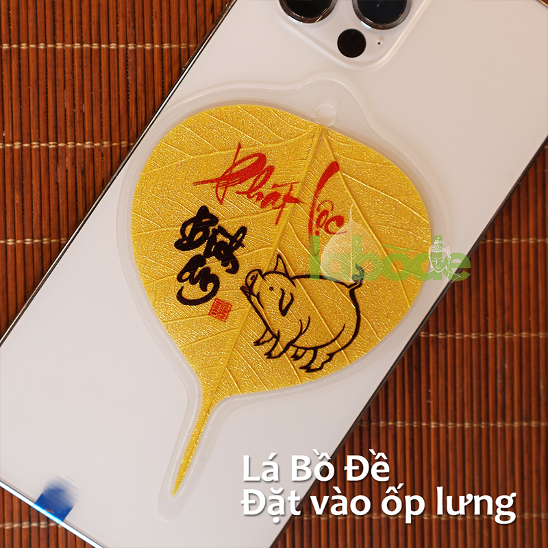 lá bồ đề tuổi hợi cao cấp ánh kim lá bồ đề tuổi hợi cao cấp ánh kim
