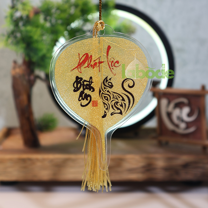 Lá bồ đề tuổi Mão con mèo