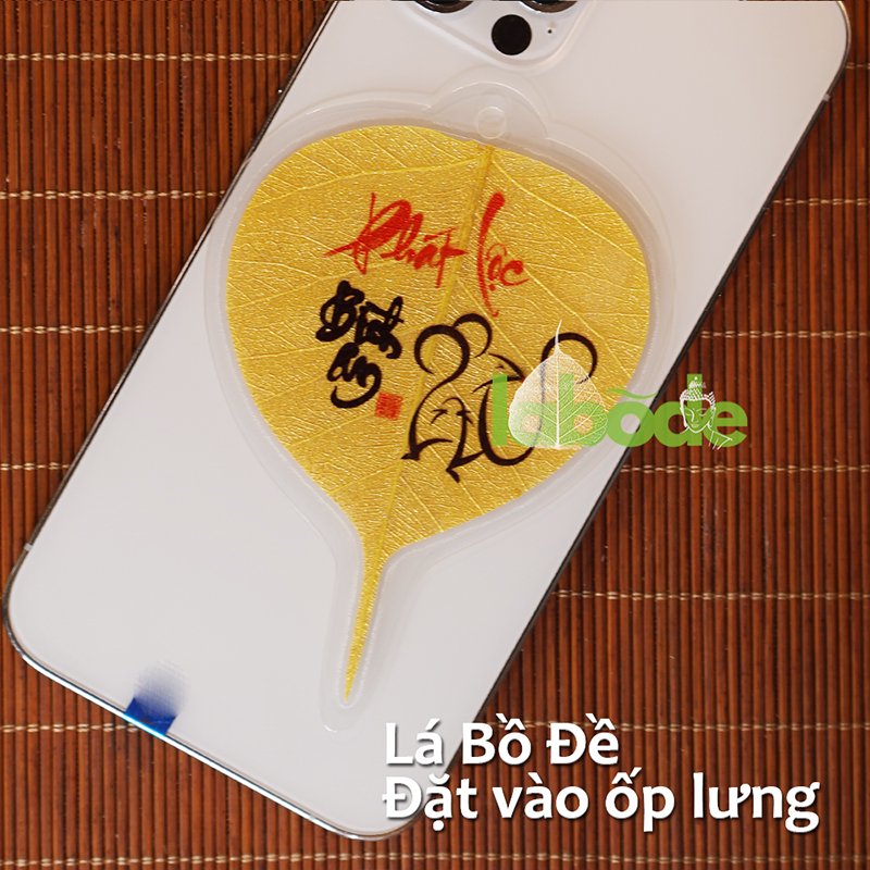 lá bồ đề tuổi tý đặt vào ốp lưng