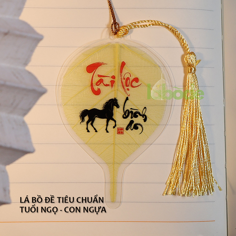 Lá Bồ Đề Tuổi Ngọ Tiêu Chuẩn biểu tượng may mắn và bình an